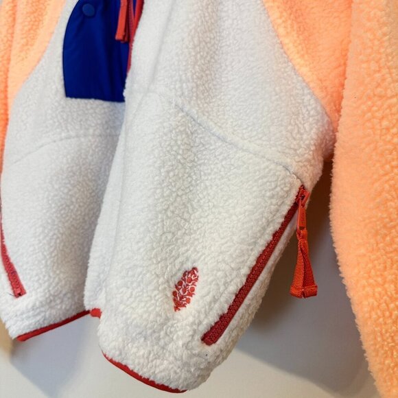 FREE PEOPLE Hit The Slopes Colorblock Pullover Sport Canvas Combo Size X-Small - Picture 4 of 14